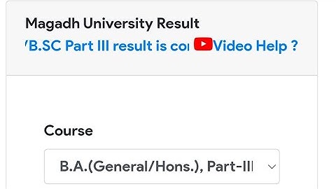 Magadh university ug part 2 & 3 exam results out, magadh university ba, bsc, bcom part 2 & 3 result
