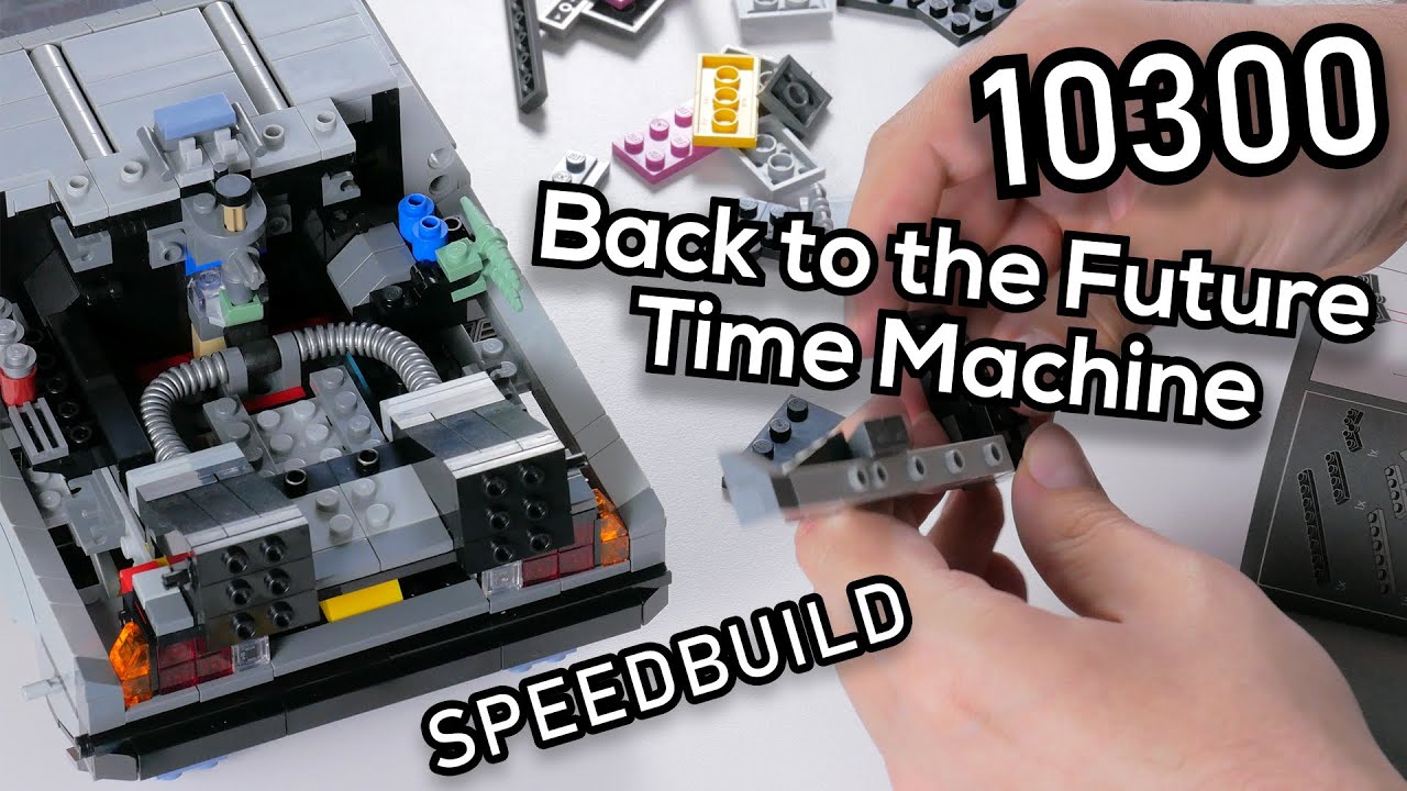 LEGO 10300 Speedbuild | LEGO Back To The Future Time Machine | Speed Build 10300 LEGO DeLorean 2022