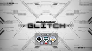 Twitch Stream Animated Overlay 2021 | Glitch | Download Link