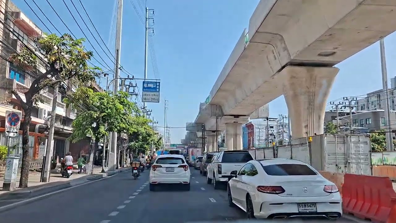 รีวิว ก่อสร้างรถไฟฟ้าสายสีม่วง ดาวคะนอง วงเวียนใหญ่