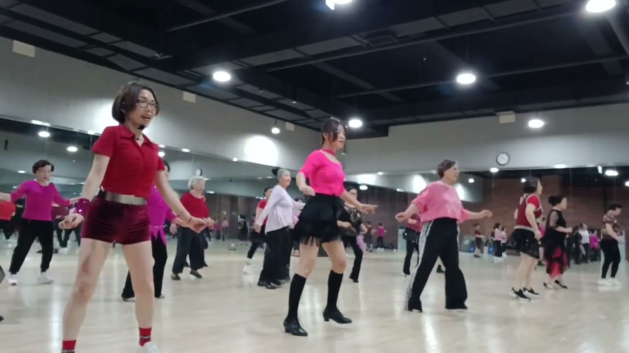 찻잔 라인댄스ㆍ남사 스포츠센타 ㆍ1부 연습중