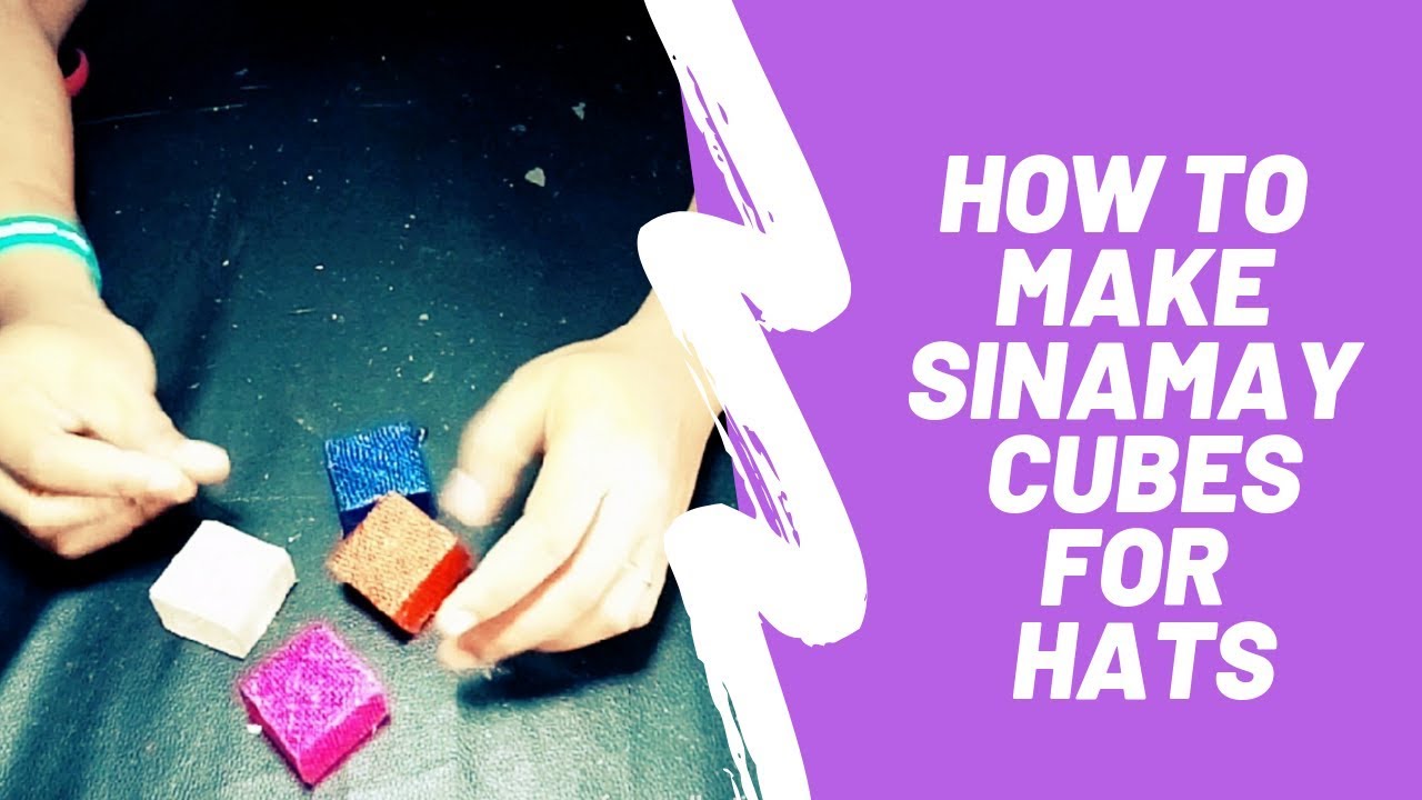 HOW TO MAKE SINAMAY CUBES FOR YOUR FASCINATORS | DIY Tutorial video on hat making