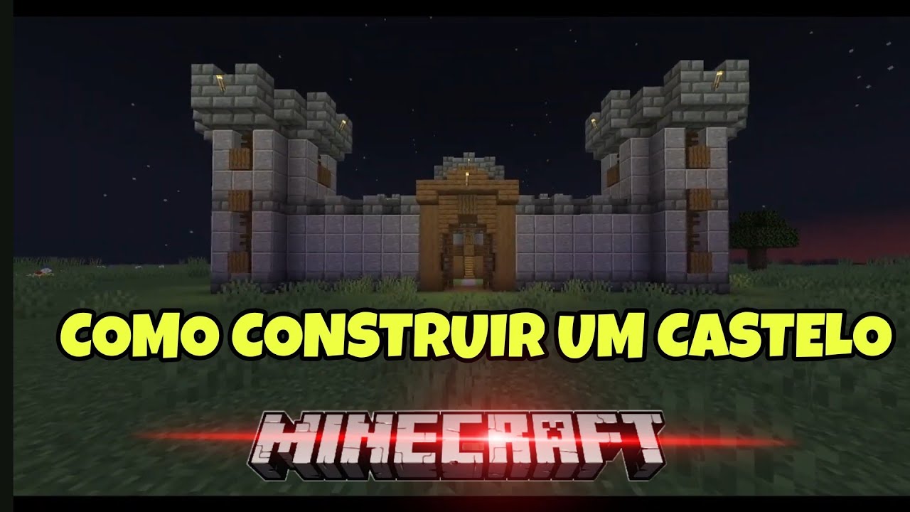 COMO CONSTRUIR UM CASTELO NO #minecraft - YouTube