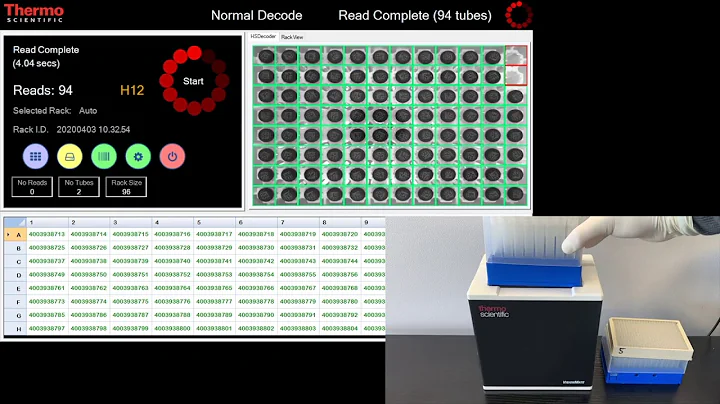 Sample Tube Reader / Vial Rack Reading - VisionMate High Speed