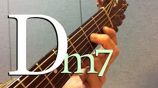 [하루10분 통기타] Dm7 코드 소리 & 모양 (중급) Dm7 chord guitar lesson - 기타솔져