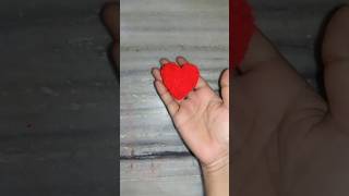 DIY Pom Pom Heart ❤️/ Easy craft Ideas #diycrafts #diy #shorts #ideas #craft #tutorial #heart #viral