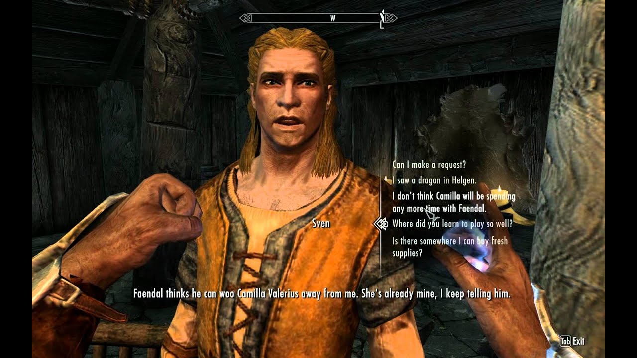 Faendal's Fake Letter to Camilla Riverwood Misc Quest The Elder Scrolls 5 Skyrim Walkthrough