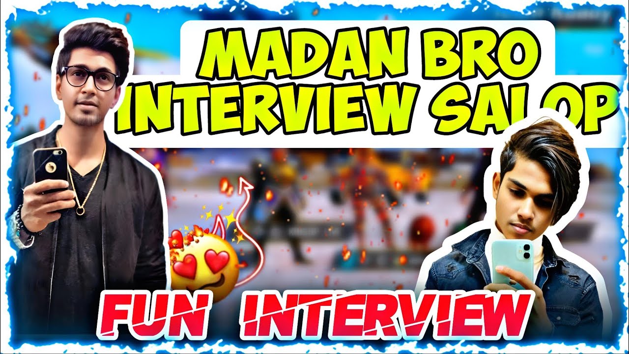 😎MADAN BRO FIRST TIME INTERVIEW SAI OP😎 || 😇DON'T MISS IT🫣 || 