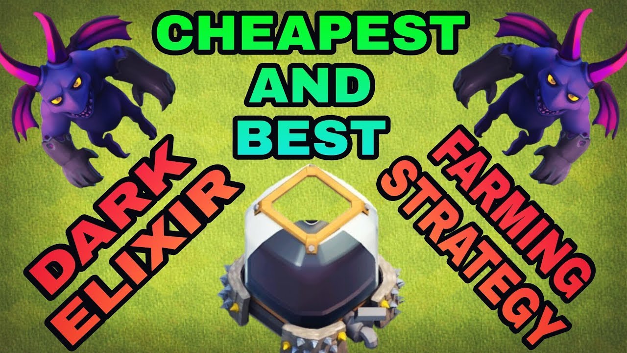 BEST DARK ELIXIR FARMING ATTACK STRATEGY 2017 | TOP 2 DE FARMING ARMY FOR TH9 | CLASH OF CLANS |