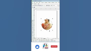 POWER CLIP EFFECT IN COREL DRAW | HOW TO ADD PHOTO IN CIRCLE | COREL DRAW TUTORIAL | COREL TRICKS |