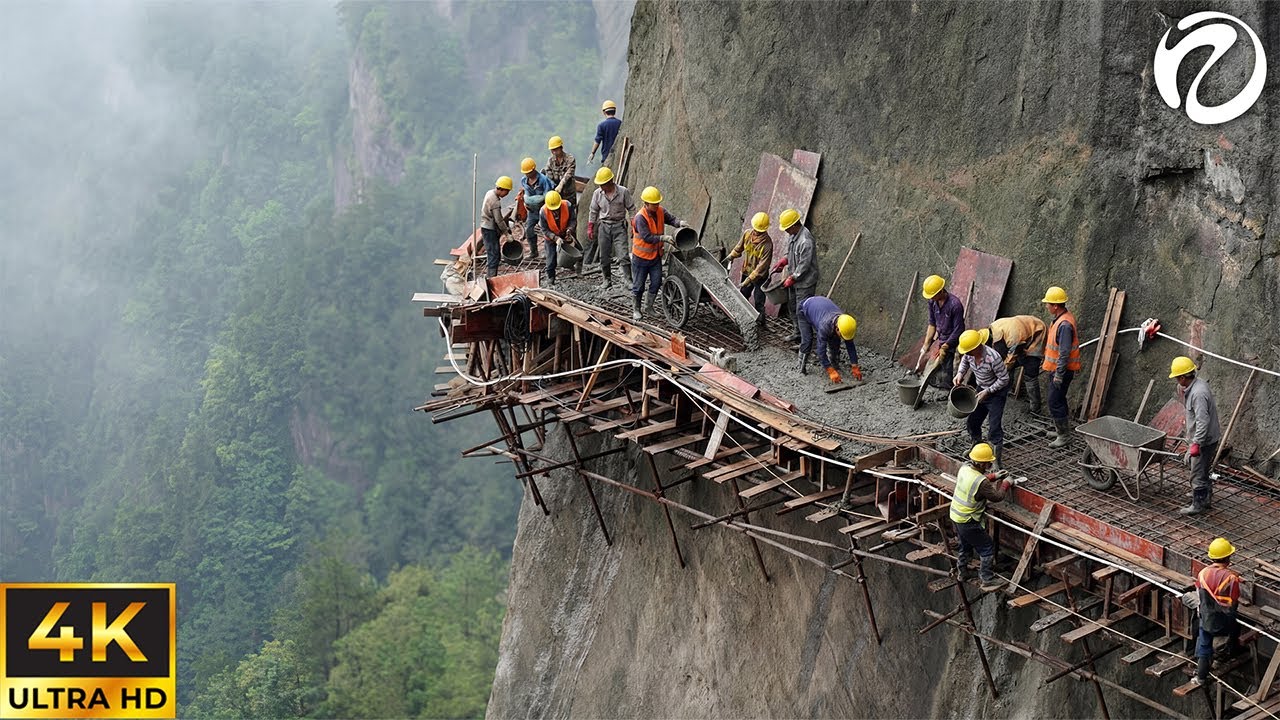 Impossible Places | World's Most Dangerous Roads Construction On The Cliff | 4K Travel Documentary