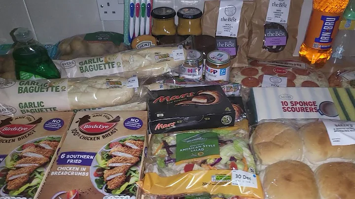 Morrisons weekly food shop. Grocery haul UK for a family of 11