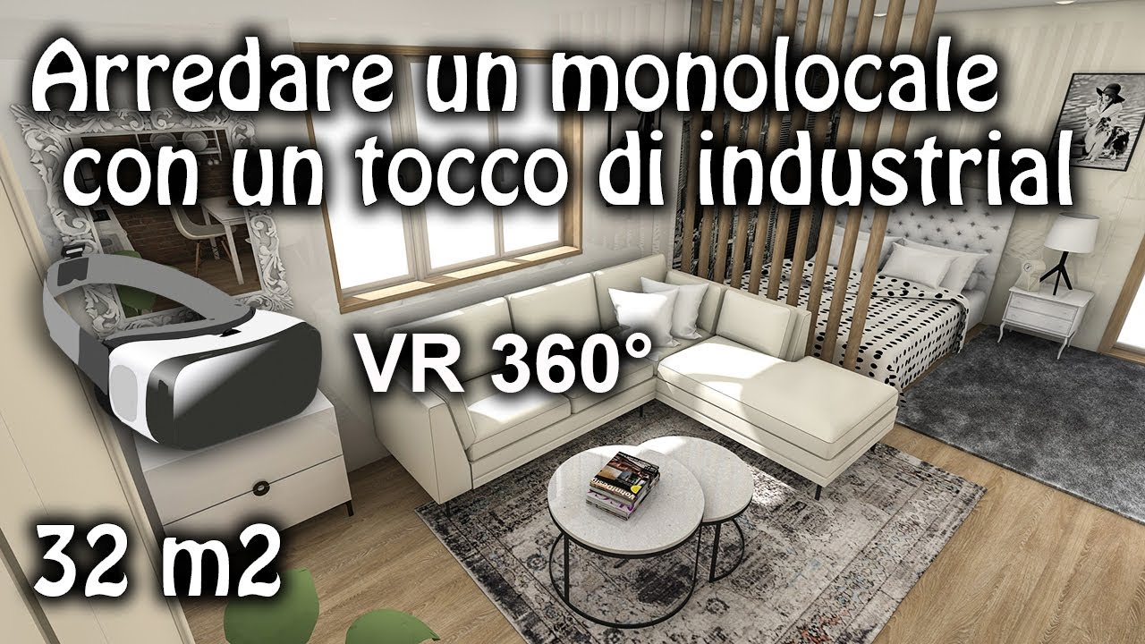 Arredare un monolocale di 32 m2😊😍👍