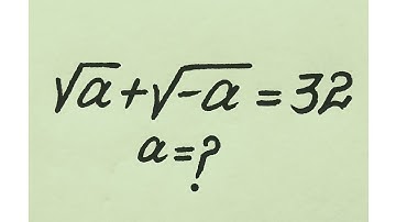 Brazil l Nice Olympiad Math Radical Problem l find value of a?