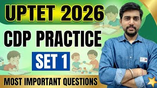 UPTET 2026 CDP Practice Set 1 | 30 Important Questions with Explanation #uptet2026 #uptetpracticeset