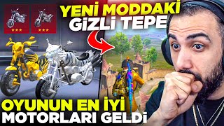 YÜKSELTİLEBİLİR ALTIN İSKELET MOTOR GELDİ! YENİ MODDA KİMSENİN BİLMEDİĞİ GİZLİ TEPE! | PUBG MOBILE