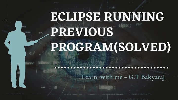 Eclipse running previous program(Solved)