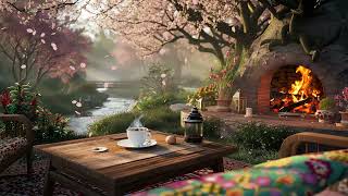 Warm Jazz Instrumental Music for Work,Focus,Study ☕ Spring Forest Ambience & Relaxing Jazz Music