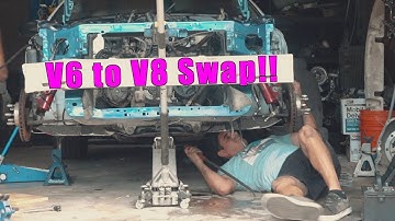 V6 to V8 swap Mustang