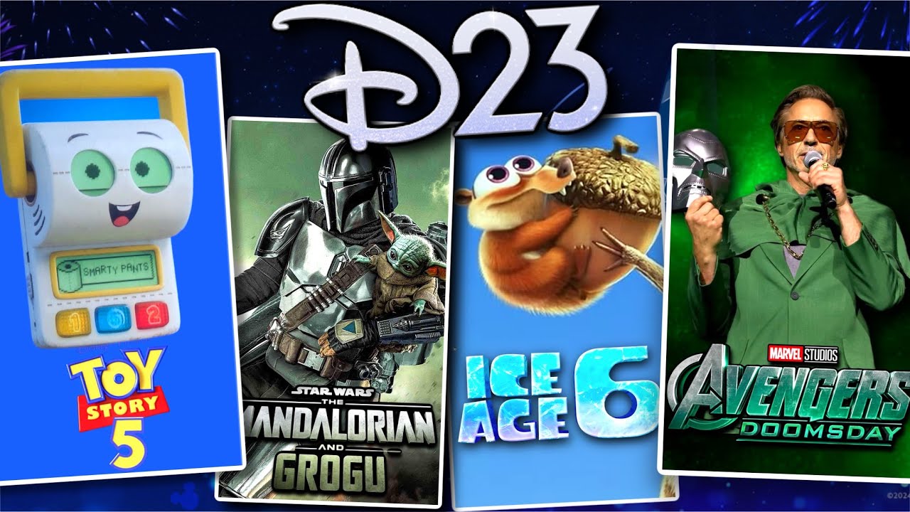 D23 Announcements – Toy Story 5 Trailer, Avengers Doomsday, Ice Age 6
