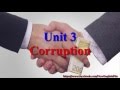 Corruption Learn English via Listening Level 3 Unit 3