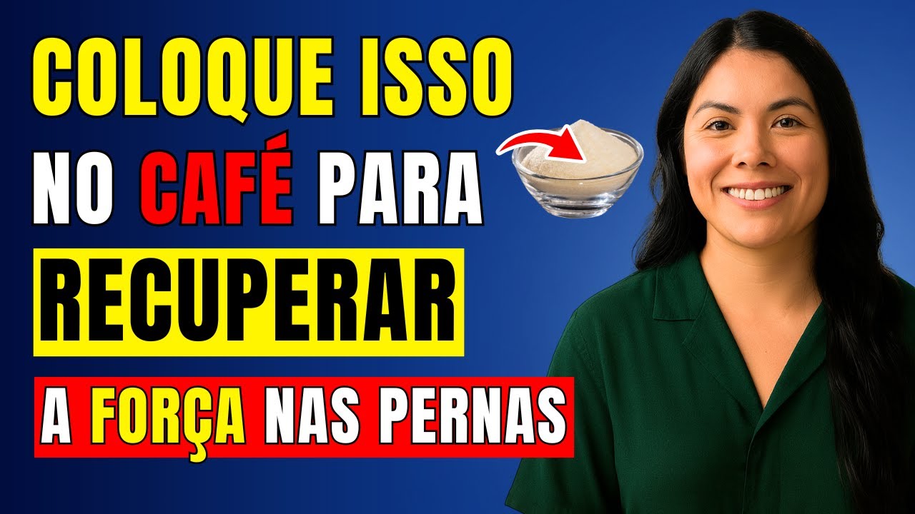 Sente Fraqueza nas Pernas? Este Café Pode Mudar Sua Vida!