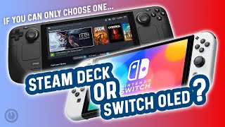 Steam Deck vs Nintendo Switch OLED