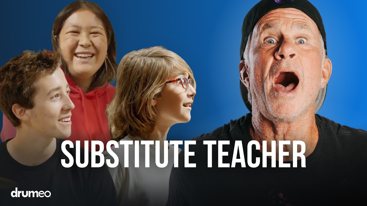 Chad Smith Surprises Drum Students (Chaos Ensues)