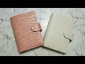 Moterm Personal Planners: Pink Croc & Litchi White - First Impression & Review