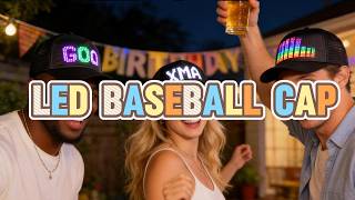 This LED Hat Displays YOUR Message! 🔥 Programmable Bluetooth Baseball Cap Review