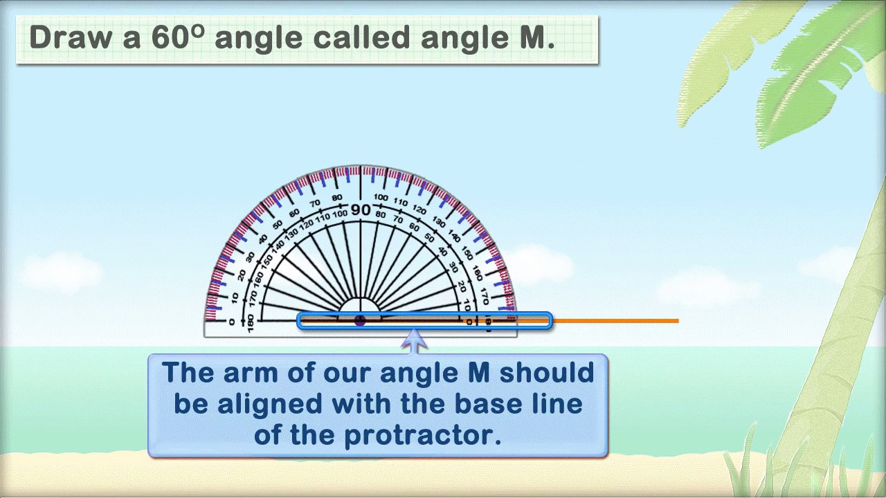 Draw Angles With A Protractor | Elementary Math - YouTube