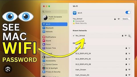 How to find a Wi-Fi password on Mac
