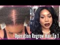 My Journey To Regrow My Hair Using Rogaine For Women| EP 1