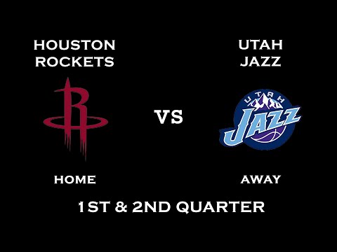 NBA 2K10 Gameplay Houston Rockets Vs Utah Jazz 1st 2nd Quarter