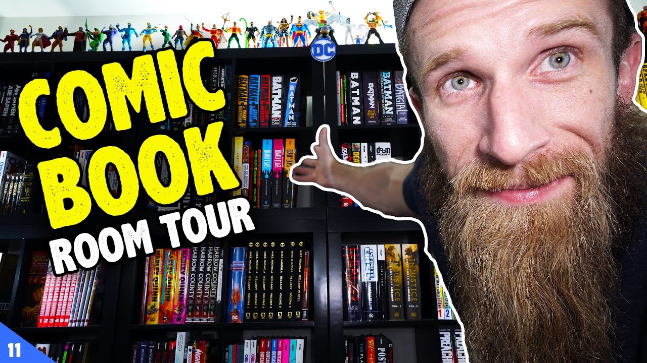 Marvel & DC Comic Book Room Tour | Omnibus, Comics, Graphic Novels ...
