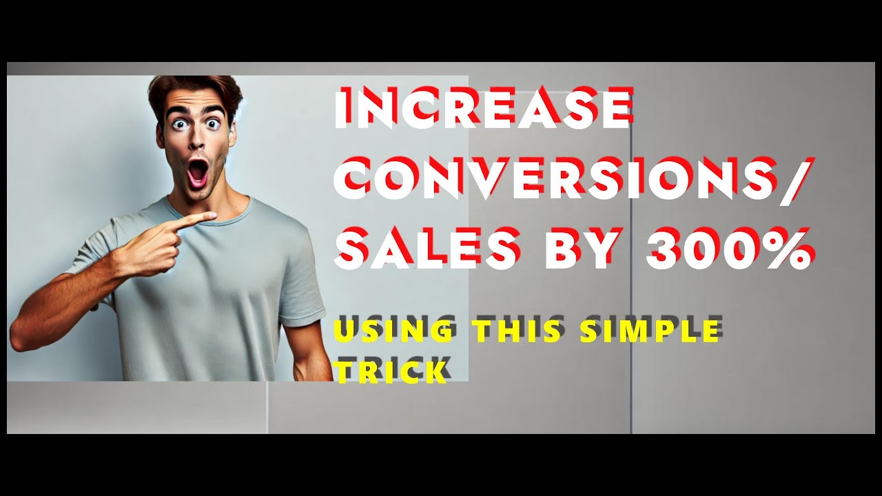 Increase Sales & Conversions by 300% using a simple trick | Solution ...
