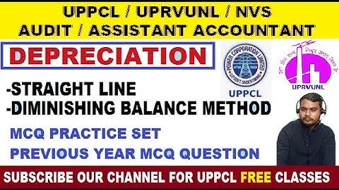 Depreciation for UPRVUNL, assistant accountant, accounts for UPRVUNL,