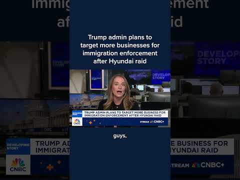 Trump admin plans to target more businesses for immigration enforcement after Hyundai raid