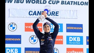 Lisa Vittozzi🇮🇹 vince la Coppa del Mondo di biathlon🏆 (Mar.17, 2024)