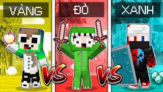 KHANGG BEDWARS THỬ THÁCH 24H ĐẠI CHIẾN TÔ MÀU SẮC TRONG MINECRAFT *NOOB TEAM SINH TỒN MÀU SẮC