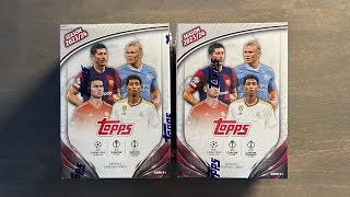 *BRAND NEW* 2023/24 Topps UEFA Club Competitions Soccer 2x Blaster Box Opening - Medallions and More