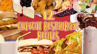 How to Make 12 Copycat Restaurant Recipes | Super Compilation | Well Done