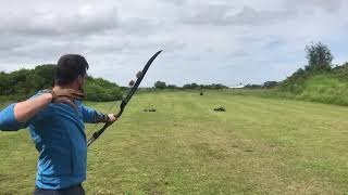 Longshot Black Wolf win & win traditional recurve #60