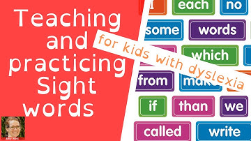 Sight Words for Dyslexics