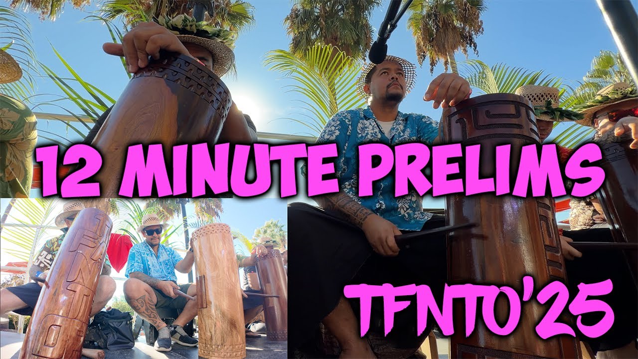 12 Minutes (8 ROUNDS) of Pre-Elimination House Drumming from Te Fa'a No Te Ori 2025 