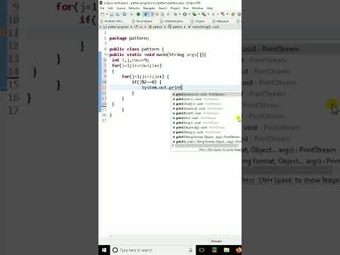 Number Pattern program using 0s and 1s #shorts #java #ytshorts - YouTube