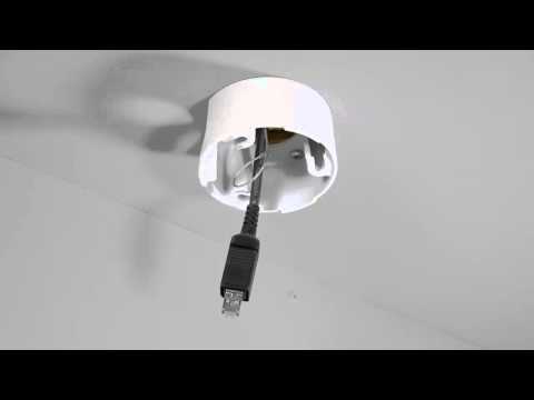 AXIS P5635-E hard ceiling mount installation