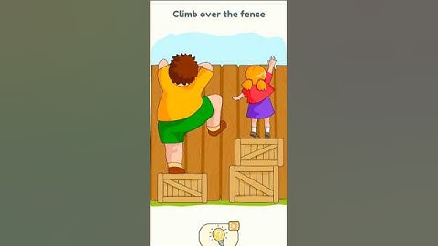 Dop2 | level 342 | Climb over the fence | delete one part | #dop2 #solve #shorts @APTITUED