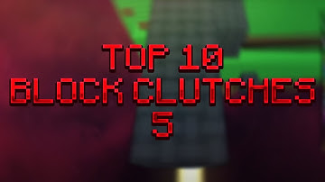 TOP 10 BLOCK CLUTCHES (Month 5!) Hypixel Skywars and Bedwars!