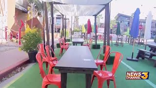 Valley restaurants take a hit to outdoor dining due to strong winds